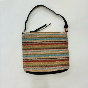 Striped Multicolor Shoulder Bag
